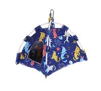 KFGISD, Parrot Hammock Warm Hamster Bird Nest House Bed Hut Hanging Hammock Toy For Parakeet Birds Supplies S,Birdhouse(L)