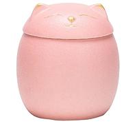 KFGISD, Pet Cremation Memorial Urn - Mini Ceramic Memorial Urn for Cat Dogs Cremation Ashes Mini Funeral Urn Keepsake,Pet Urns(Pink)