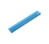 KFGISD, Professional Aluminum Alloy Straight Ruler Protective Scale Measuring Engineers Drawing Tool 3 Sizes Blue/Red Set,Rulers(Blue20cm)
