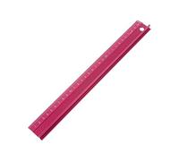 KFGISD, Professional Aluminum Alloy Straight Ruler Protective Scale Measuring Engineers Drawing Tool 3 Sizes Blue/Red Set,Rulers(Red30cm)