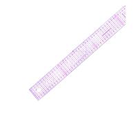 KFGISD, Purple Clothing Sample Garment Cut Cutting Pattern Making Metric Yardstick Drawing Tailor 55x5cm Set,Rulers