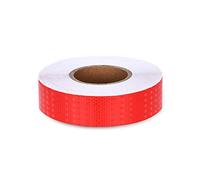KFGISD, Reflective Tape Marking Warning Tape Self-Adhesive Reflective Decorative Sticker,Reflective Tape(Red)