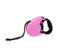 KFGISD, Retractable Dog Lead Leash Pink 5M 8M Automatic Retractable Long Dog Leash Nylon Traction Lead For Dogs Extending,Dog Traction Leash(5M)
