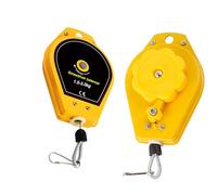 KFGISD, Screwdriver Hanging Wrench, 1.4m/3m Steel Wire Rope Measurement Tool Assembly Line Hanging Tool, Excellent Shell,Spring Balancer(1.4m,1.5-3kg)