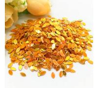 KFGISD, Sequins, 10/20g 2 * 4mm Mini Horse Eye Flat Oval Sequins for Nail Art Paillette Sewing Embellishment Findings Women,Sequins(Orange with Gold)