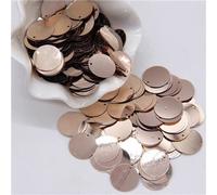 KFGISD, Sequins, 10g Champagne Sequin 3mm-10mm Glitter Cup Flat Round PVC Sequin Wedding Crafts Paillette Sewing Decoration DIY Accessory,Sequins(2cm Champagne)