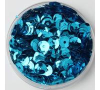 KFGISD, Sequins, 10g Multi Size 4mm 5mm 6mm Sequin PVC Round Cup Sequins Paillettes Sewing Wedding Crafts Women Garments Accessories,Sequins(Light Blue)