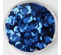 KFGISD, Sequins, 10g Multi Size 4mm 5mm 6mm Sequin PVC Round Cup Sequins Paillettes Sewing Wedding Crafts Women Garments Accessories,Sequins(Blue)