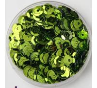 KFGISD, Sequins, 10g Multi Size 4mm 5mm 6mm Sequin PVC Round Cup Sequins Paillettes Sewing Wedding Crafts Women Garments Accessories,Sequins(Light Green)