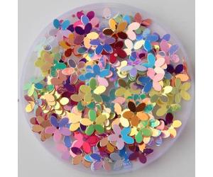 KFGISD, Sequins, 10mm Pink Glitter Cup Sequins Flower Sequin Sewing Wedding Craft Women Garments Accessories 10g,Sequins(Mix Gold)