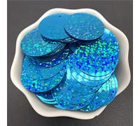 KFGISD, Sequins, 200pcs 25mm PVC Flat Round Loose Sequins with 1 Side Hole Paillettes Sewing Wedding Craft Accessories DIY Pendant Sequin Trim,Sequins(18)