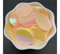 KFGISD, Sequins, 200pcs 25mm PVC Flat Round Loose Sequins with 1 Side Hole Paillettes Sewing Wedding Craft Accessories DIY Pendant Sequin Trim,Sequins(8)