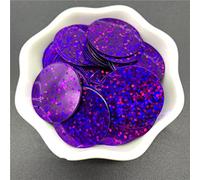 KFGISD, Sequins, 200pcs 25mm PVC Flat Round Loose Sequins with 1 Side Hole Paillettes Sewing Wedding Craft Accessories DIY Pendant Sequin Trim,Sequins(3)