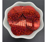 KFGISD, Sequins, 200pcs 25mm PVC Flat Round Loose Sequins with 1 Side Hole Paillettes Sewing Wedding Craft Accessories DIY Pendant Sequin Trim,Sequins(2)