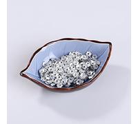 KFGISD, Sequins, 360pcs 8mm Golden Plum Flower Cup Sequins Sewing Craft Embellishment Findings Flowers Shape Sequin for Craft,Sequins(Matte Silver)