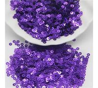 KFGISD, Sequins, 3mm 4mm 5mm 6mm Sequin Flat Round Loose Sequins Crafts Paillette Sewing Clothes Decoration DIY Accessory,Sequins(Purple)