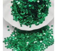 KFGISD, Sequins, 3mm 4mm 5mm 6mm Sequin Flat Round Loose Sequins Crafts Paillette Sewing Clothes Decoration DIY Accessory,Sequins(Green)
