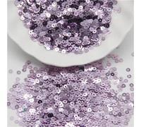 KFGISD, Sequins, 3mm 4mm 5mm 6mm Sequin Flat Round Loose Sequins Crafts Paillette Sewing Clothes Decoration DIY Accessory,Sequins(Light Purple)