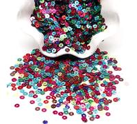 KFGISD, Sequins, Champagne Paillettes 3mm 4mm 6mm 10mm Glitter Sequin Loose Sequins Sewing Wedding Craft Women Garments Accessories,Sequins(Mix)