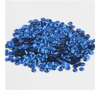 KFGISD, Sequins, Paillette 4mm 5mm 6mm Cup Sequin Shapes PVC Loose Sequins Paillettes Sewing Wedding DIY for Crafts Decoration,Sequins(Blue)