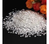 KFGISD, Sequins, Sequin Crystal Transparent 3mm 4mm 5mm 6mm PVC Round Flat Cup Loose Sequins Paillette Sewing Wedding Craft,Sequins(3mm Cup Crystal Tran)
