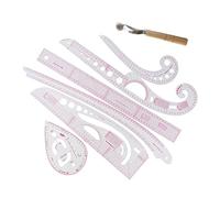 KFGISD, Set French Curve Pattern Grading Rulers Design Craft Sewing Drawing Tool Set for Tailor DIY Clothing Tool Set,Rulers(Style 3)