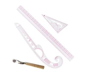 KFGISD, Set French Curve Pattern Grading Rulers Design Craft Sewing Drawing Tool Set for Tailor DIY Clothing Tool Set,Rulers(Style 1)