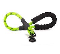 KFGISD, Short Dog Lead Green Short Dog Leash Rope 2Ft Strong Mountain Climbing Lead Reflective Training Leashes,Dog Traction Leash