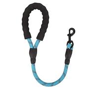 KFGISD, Short Dog Leads Strong Pet Leash Short Reflective Round Rope For Dog Walker Pet Collar Short Dog Leash Pink,Dog Traction Leash(Blue)