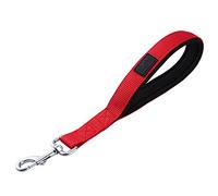 KFGISD, Short Dog Leads Strong Red Dog Short Leash With Comfortable Padded Handle For Medium Large Dogs Reflective Pet Leashes M,Dog Traction Leash(L)