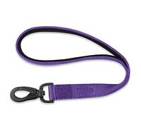 KFGISD, Short Dog Leads Strong Violet Short Dog Leash Nylon Walking Training Leashes Padded Short Dog Lead Belt,Dog Traction Leash