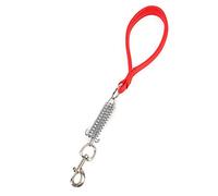 KFGISD, Short Dog Leash Medium Large Dog Buffer Leash Explosion Proof Short Big Dogs Chain Traction Rope Foam,Dog Traction Leash(Red)