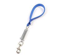 KFGISD, Short Dog Leash Medium Large Dog Buffer Leash Explosion Proof Short Big Dogs Chain Traction Rope Foam,Dog Traction Leash(Blue)