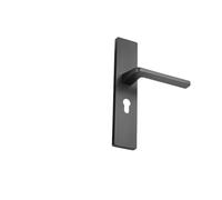 KFGISD , Simple zinc Alloy Indoor Wooden Door Silent Panel Lock Black Household Thickened one-Piece Bedroom Door Lock,Silent Door Locks(Gray Brushed)