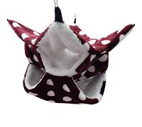 KFGISD, Small Animal Hammock Hamster Hammock Birds Hanging House Small Animals Squirrel Cotton Hammock Beds Nesters Rat,Birdhouse(A)