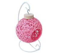 KFGISD, Small Animal Hammock Hamster Hanging Cradle Bird Cage House Rattan Hammock Sleep Bed Hide Play Toys Blue,Birdhouse(Pink)