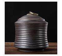 KFGISD, Small Dog Cat Remains Funeral Funeral Memorials Keepsake, Ceramic Urns for Animals, Tea Caddy Ceramic Tea Set Tea Chest Tea,Pet Urns(B)