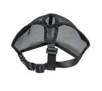 KFGISD, Soft Mesh Dog Muzzle,Soft Muzzle For Dogs Medium,Comfortable Breathable Quick Fit,Mesh,Allows Panting,Adjustable,Dog Muzzle Cover(Black,S)