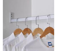 KFGISD, Space Saving Closet Rod Garment Organizer, Aluminum Alloy Valet Rod Clothing Storage Bar, Brackets Included,Wardrobe Hanging Rods(85cm(33 1/2"))