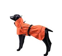 KFGISD, Spring Pet Poncho Lightweight Breathable Large And Medium Dog Raincoat Warm Pet Clothes Pet Supplies,Rain Coat for Dogs(Orange,S)