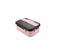 KFGISD, Stainless Steel Divided Lunch Box,with 5 Compartments, for School Adults Office Camping, Microwav,Lunch Boxes,Lunch Boxes(Pink)