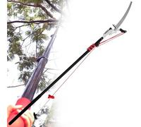 KFGISD, Telescopic Tree Pruner, Pole Saw Extendable Long Reach Tree Pruning Saw Tree Loppers for Pruning and Trimming Branches and Leaves,High Branch Saw(18ft)