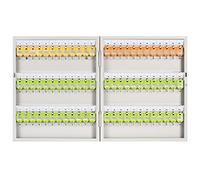 KFGISD, Wall Mount 4 Capacities To Choose From Key Cabinet, Wall-mounted Durable Cold-rolled Sheet Key Lock Box ，Key Box(72 keys)