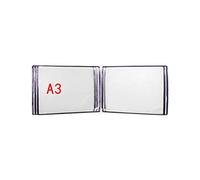KFGISD, Wall Mounted File Holder,Hanging Wall File Organizer,Document Display Holders a3 with 5 Panels and 10 Pockets 45 * 32 * 4.5CM,Folders(I)