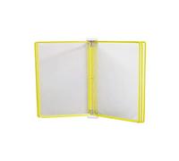 KFGISD, Wall Mounted File Holder,Hanging Wall File Organizer,Document Display Holders a4 with 5 Panels and 10 Pockets for Display 35 * 24 * 4.5CM,Folders(L)