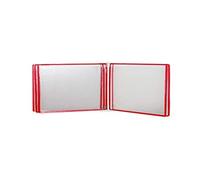 KFGISD, Wall Mounted File Holder,Hanging Wall File Organizer,Document Display Holders a4 with 5 Panels and 10 Pockets for Display 35 * 24 * 4.5CM,Folders(C)