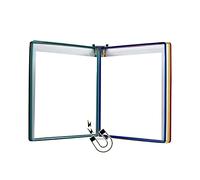 KFGISD, Wall Mounted File Holder,Hanging Wall File Organizer,File A4 Display Wall Folder -, A4[8.26inch×11.69inch] 10 Pockets, Attached to Metal Device,Folders(Color)