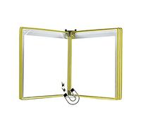KFGISD, Wall Mounted File Holder,Hanging Wall File Organizer,File A4 Display Wall Folder -, A4[8.26inch×11.69inch] 10 Pockets, Attached to Metal Device,Folders(Unique Colour)