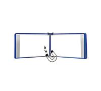 KFGISD, Wall Mounted File Holder,Hanging Wall File Organizer,File A4 Display Wall Folder -, A4[8.26inch×11.69inch] 10 Pockets, Attached to Metal Device,Folders(Blu)
