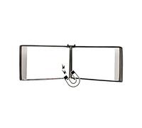 KFGISD, Wall Mounted File Holder,Hanging Wall File Organizer,File A4 Display Wall Folder -, A4[8.26inch×11.69inch] 10 Pockets, Attached to Metal Device,Folders(Black)